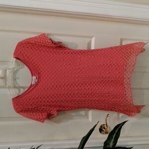 Shannon Ford New York Women's Short Sleeve Lace Top Size Large